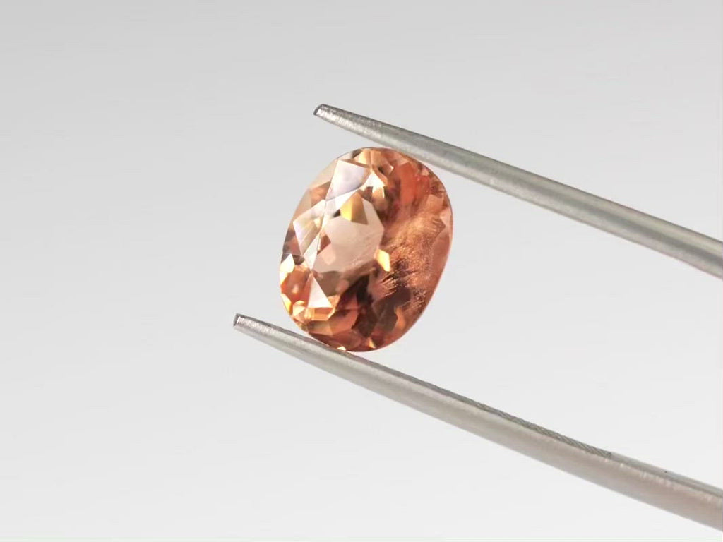 オレゴンサンストーン ラウンドカット アメリカ産 2.32ct【os210618-329】