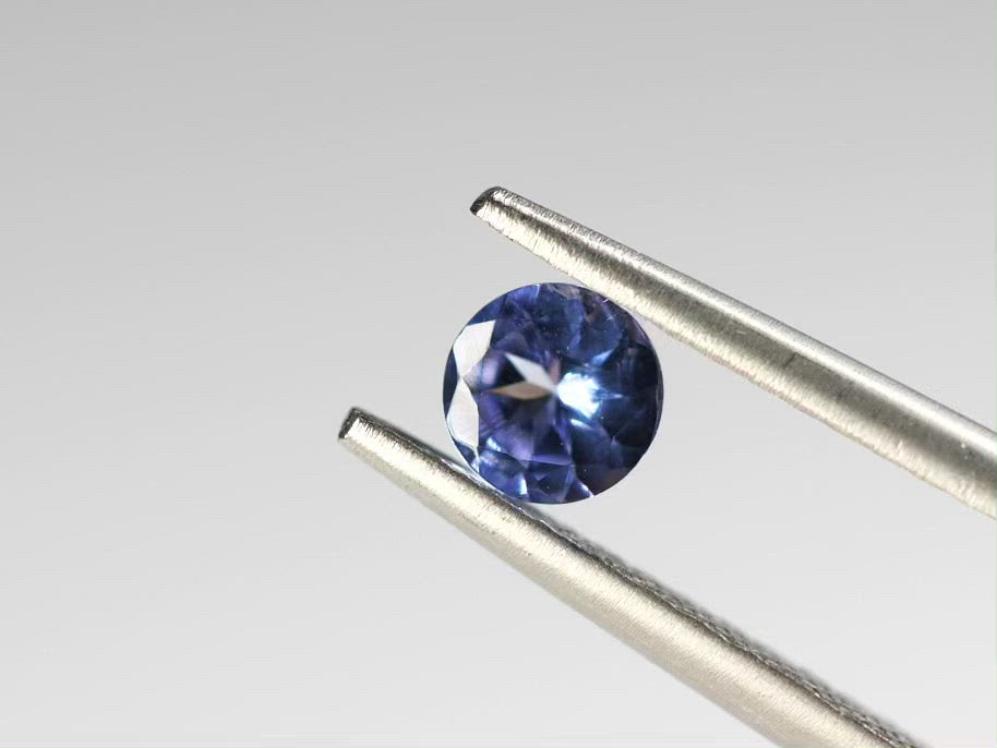 バイカラーゾイサイト ラウンドカット タンザニア産 0.54ct【sp210617-360】