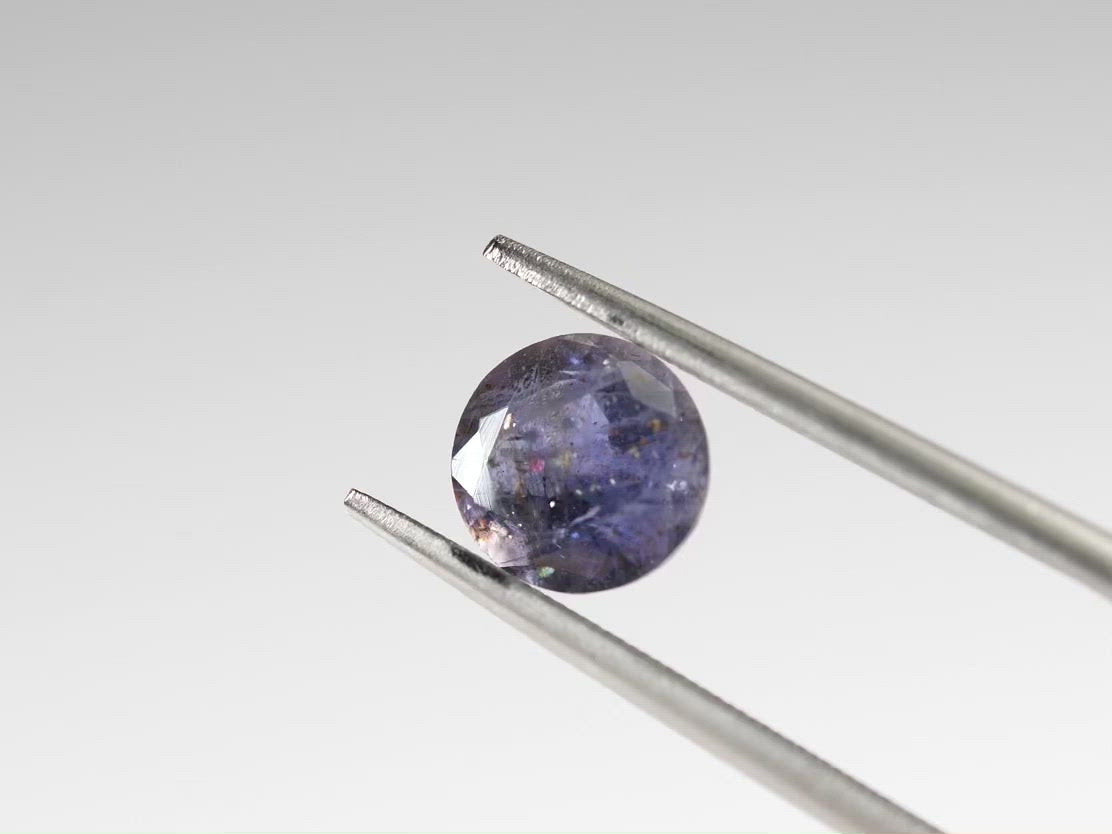 ブラッドショットアイオライト オーバルカット インド産1.06ct【bs210702-385】