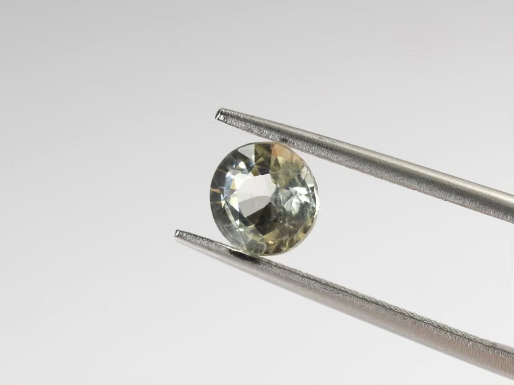 シャンパンカラートルマリン ラウンドカット ルワンダ産1.23ct【tm210713-373】