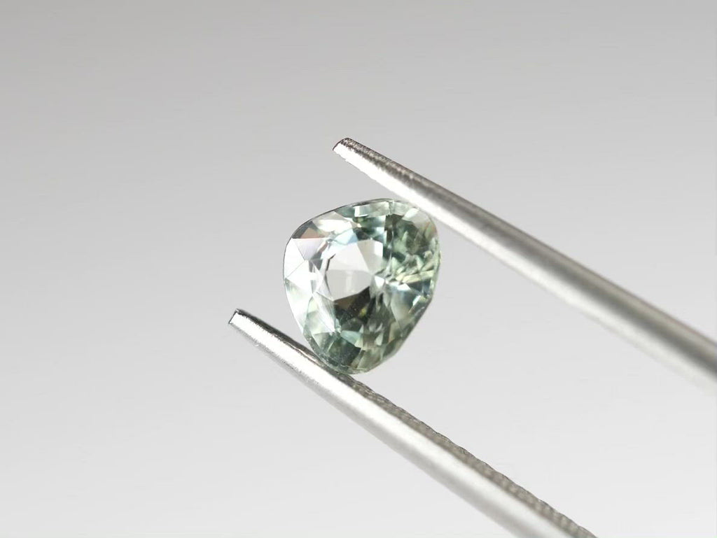 シーフォームカラートルマリン マロンカット アフガニスタン産1.09ct【tm210731-376】