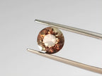 バイカラーオレゴンサンストーン ラウンドカット アメリカ産 1.60ct【os210618-323】