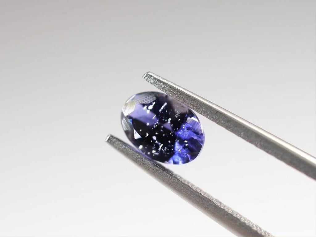 アイオライトサンストーン オーバルカット インド産0.62ct【as210717-417】