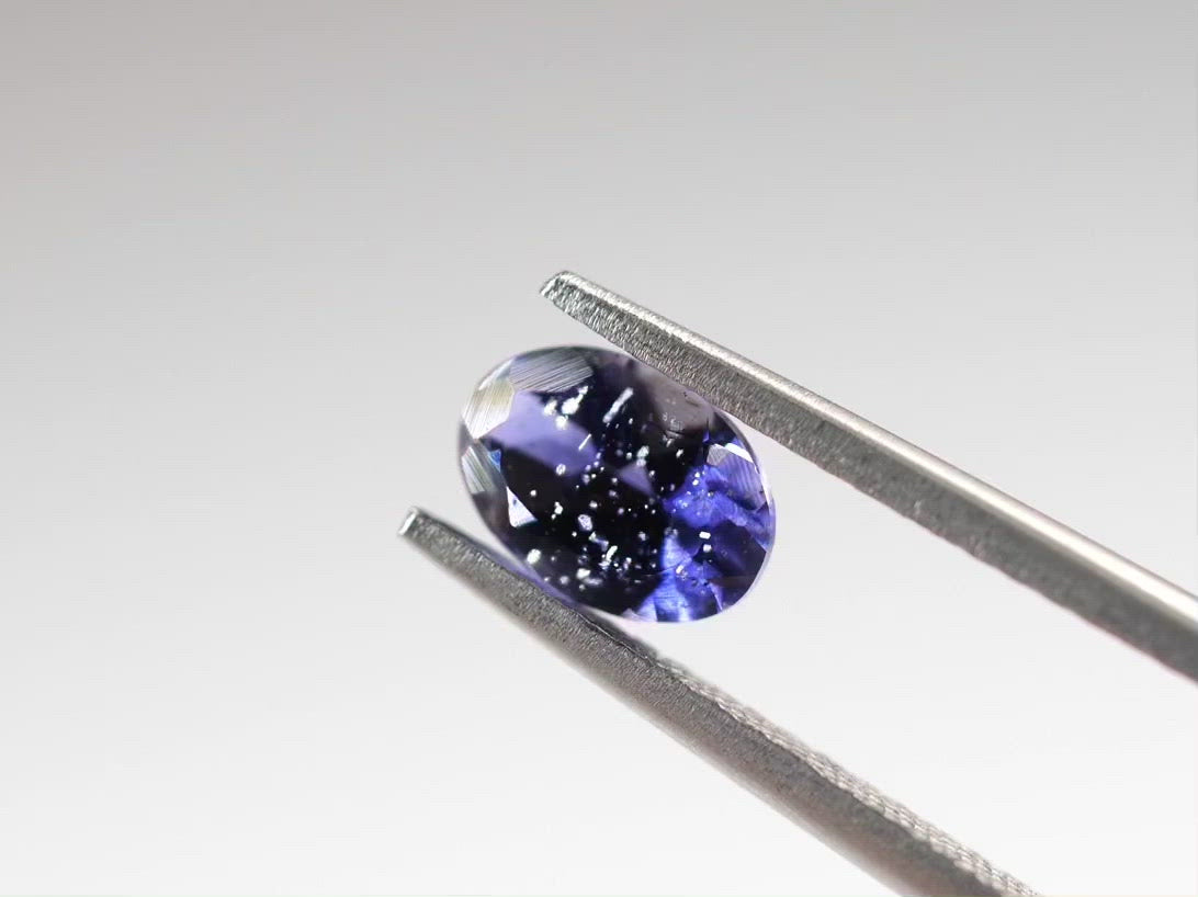 アイオライトサンストーン オーバルカット インド産0.62ct【as210717-417】