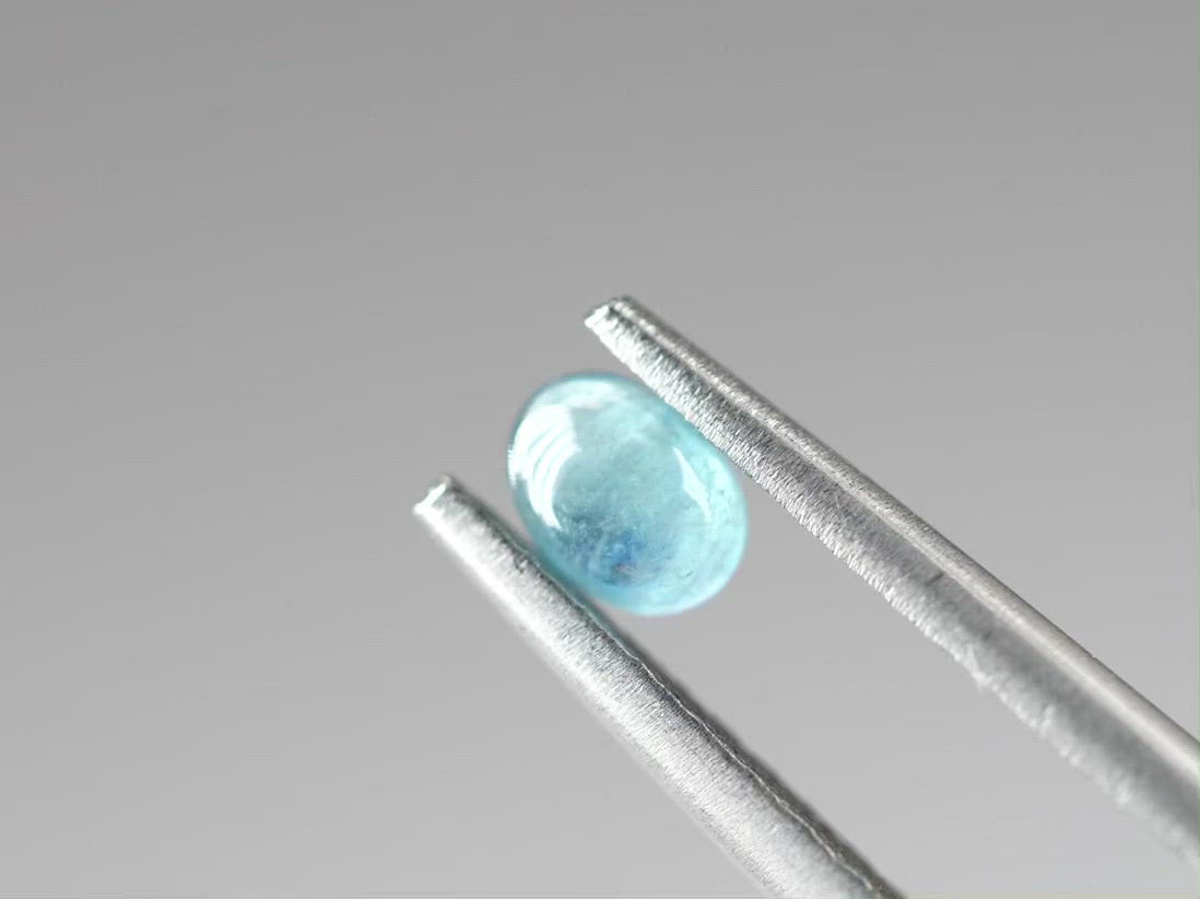 パライバトルマリン カボション ブラジル産0.18ct【tm210813-465】