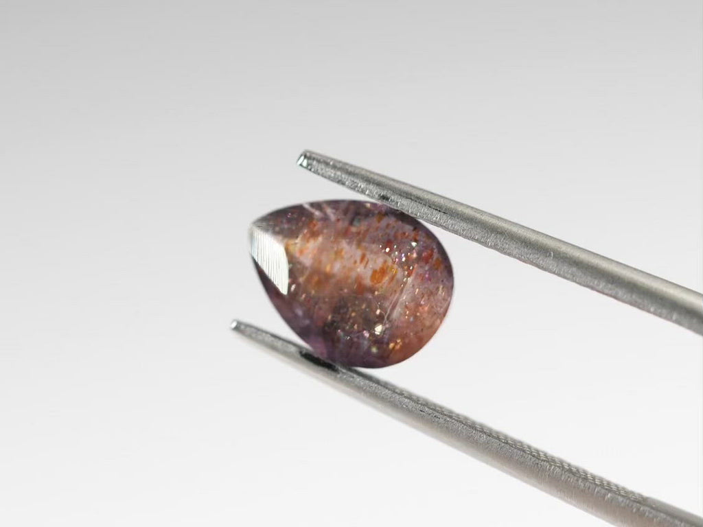 ブラッドショットアイオライト ペアシェイプカット インド産1.38ct【bs210702-387】