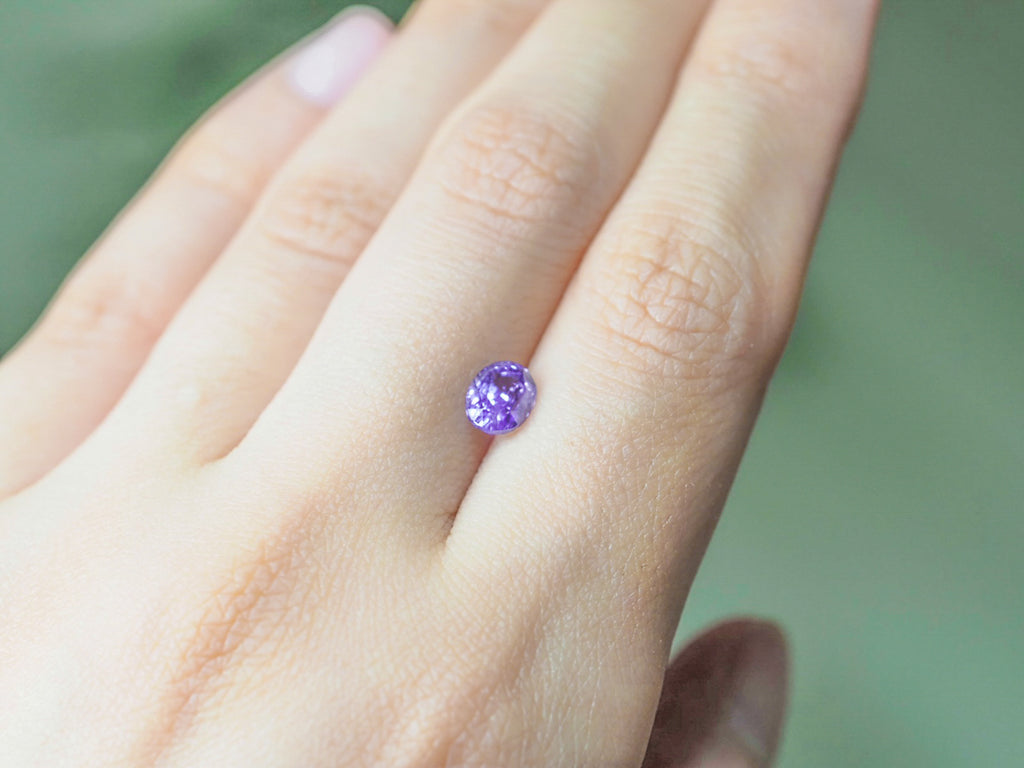 サファイア オーバルカット スリランカ産 1.29ct【tm210603-0332】