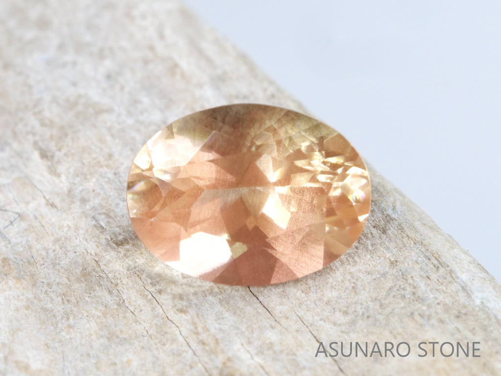 オレゴンサンストーン ラウンドカット アメリカ産 1.19ct【os210610-364】