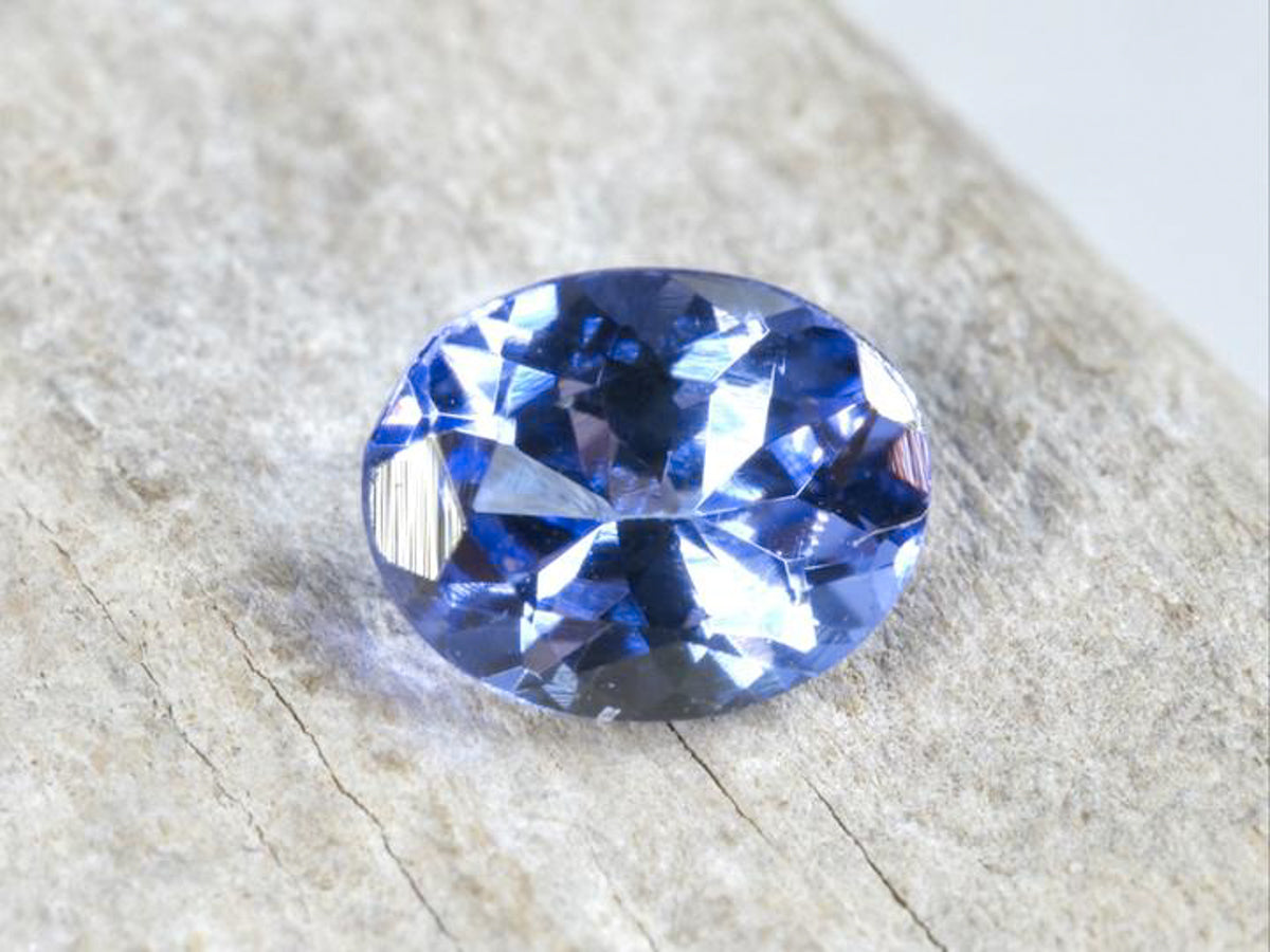 タンザナイト オーバルカット タンザニア産0.40ct【tn210702-362】