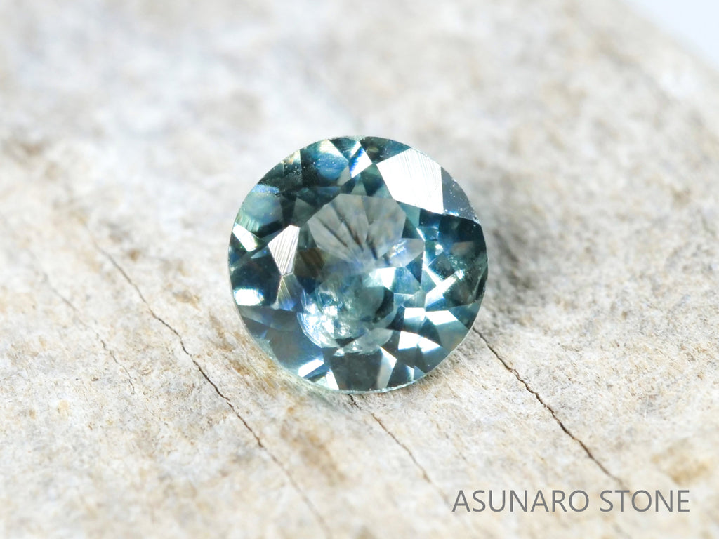 モンタナサファイア ラウンドカット アメリカ産 0.25ct【ms210621-359】