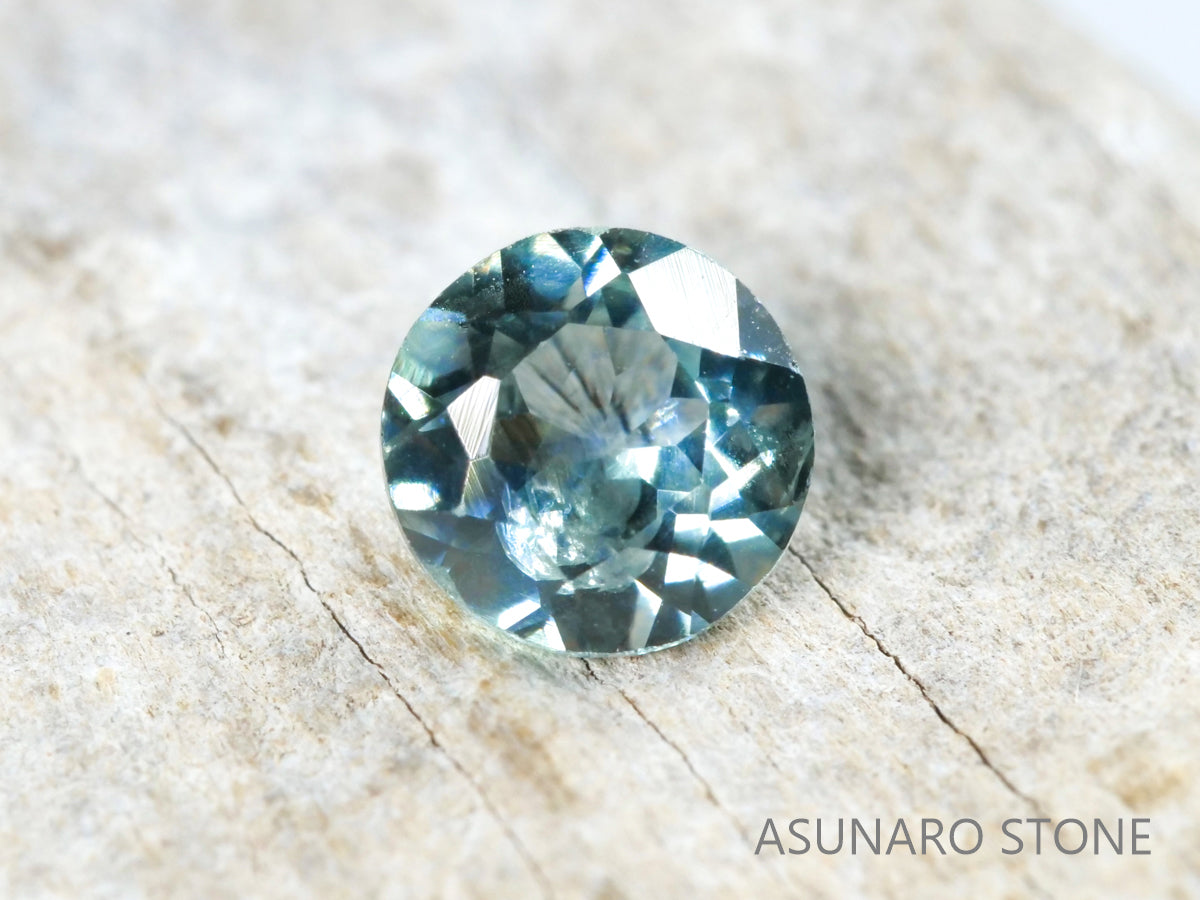 モンタナサファイア ラウンドカット アメリカ産 0.25ct【ms210621-359】