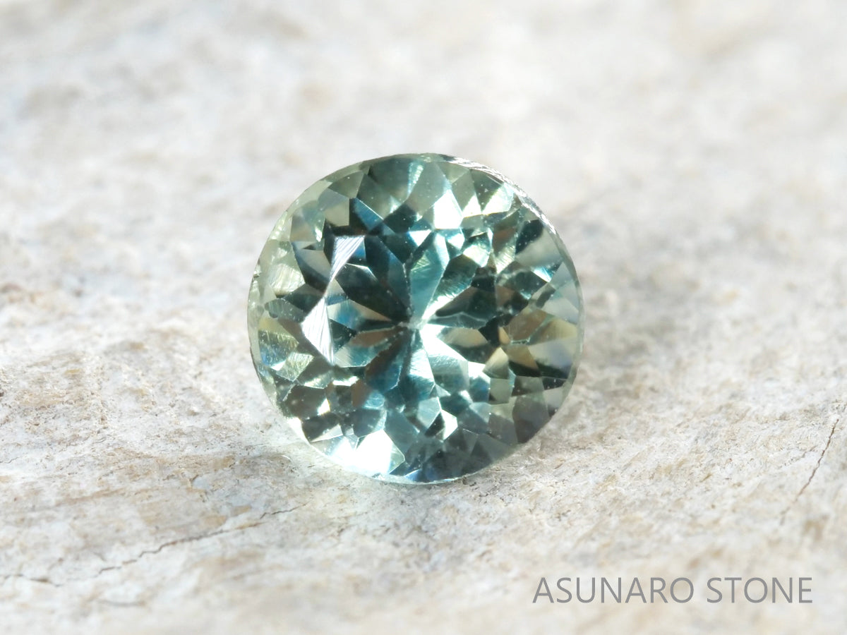 モンタナサファイア ラウンドカット アメリカ産 0.41ct【ms210617-362】