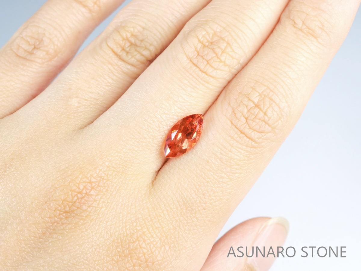 オレゴンサンストーン マーキスカット アメリカ産 1.64ct【os210618-327】