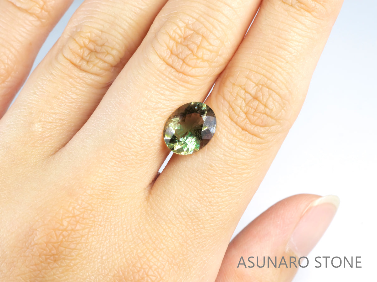 バイカラーオレゴンサンストーン オーバルカット アメリカ産 3.01ct【os210621-281】 – ASUNARO STONE