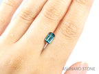 ブルートルマリン エメラルドカット アフガニスタン産 0.97ct【tm210621-245】
