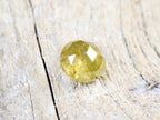 イエローダイヤモンド ローズカット コンゴ・ザイール産 0.17ct【da210629-397】
