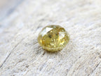 イエローダイヤモンド ローズカット コンゴ・ザイール産 0.14ct【da210629-400】
