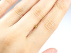 イエローダイヤモンド ローズカット コンゴ・ザイール産 0.14ct【da210629-400】