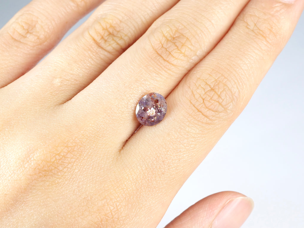 ブラッドショットアイオライト オーバルカット インド産1.52ct【bs210702-382】