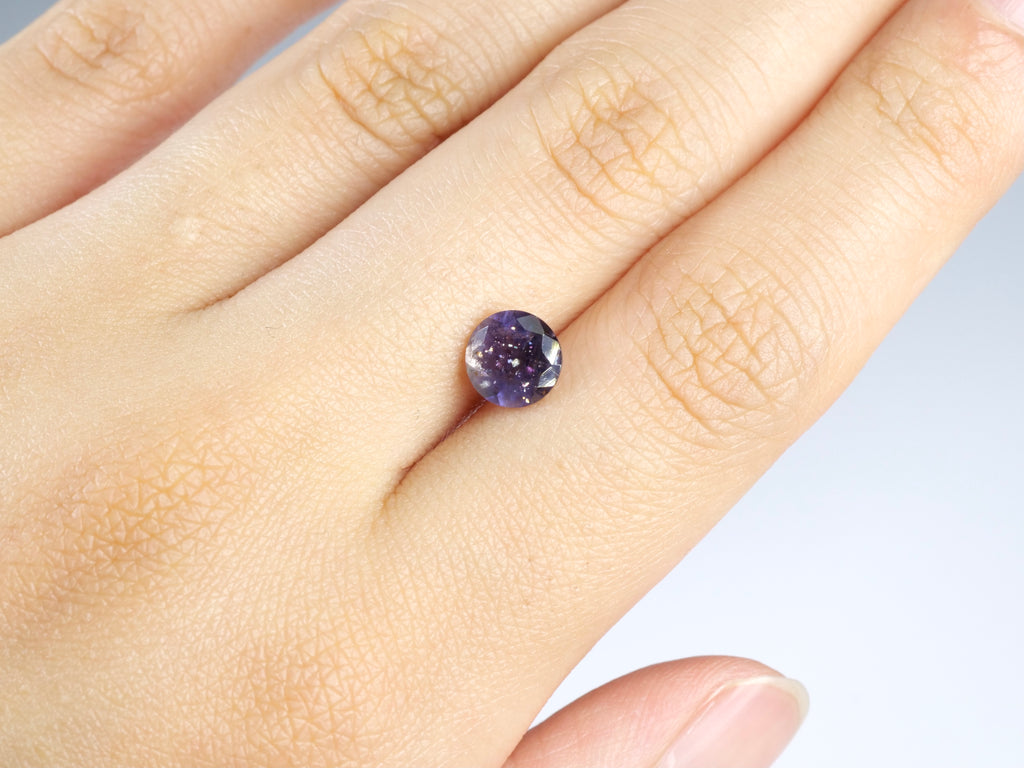 ブラッドショットアイオライト オーバルカット インド産1.06ct【bs210702-385】