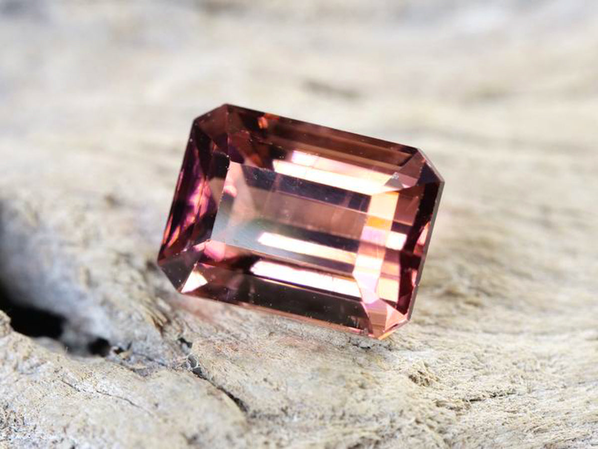 ピンクトルマリン エメラルドカット ルワンダ産1.86ct【tm210731-369