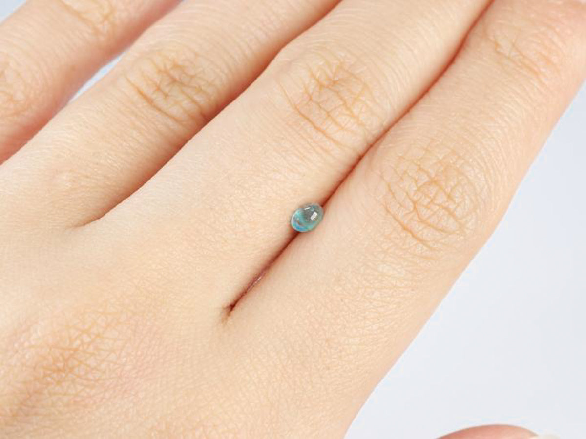 パライバトルマリン カボション ブラジル産0.18ct【tm210813-465】