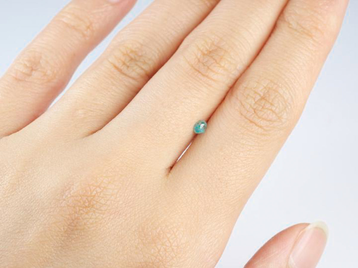 パライバトルマリン カボション ブラジル産0.14ct【tm210813-467】