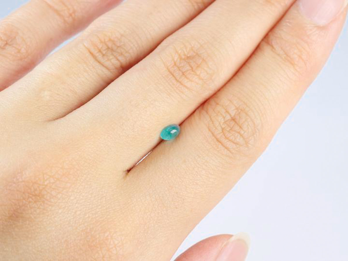 パライバトルマリン カボション ブラジル産0.28ct【tm210813-469】