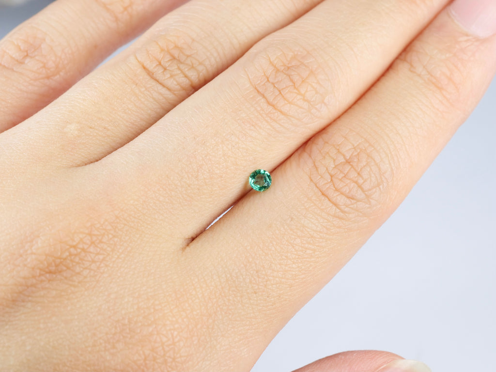 エメラルド ラウンドカット ブラジル産0.15ct【em210908-480】