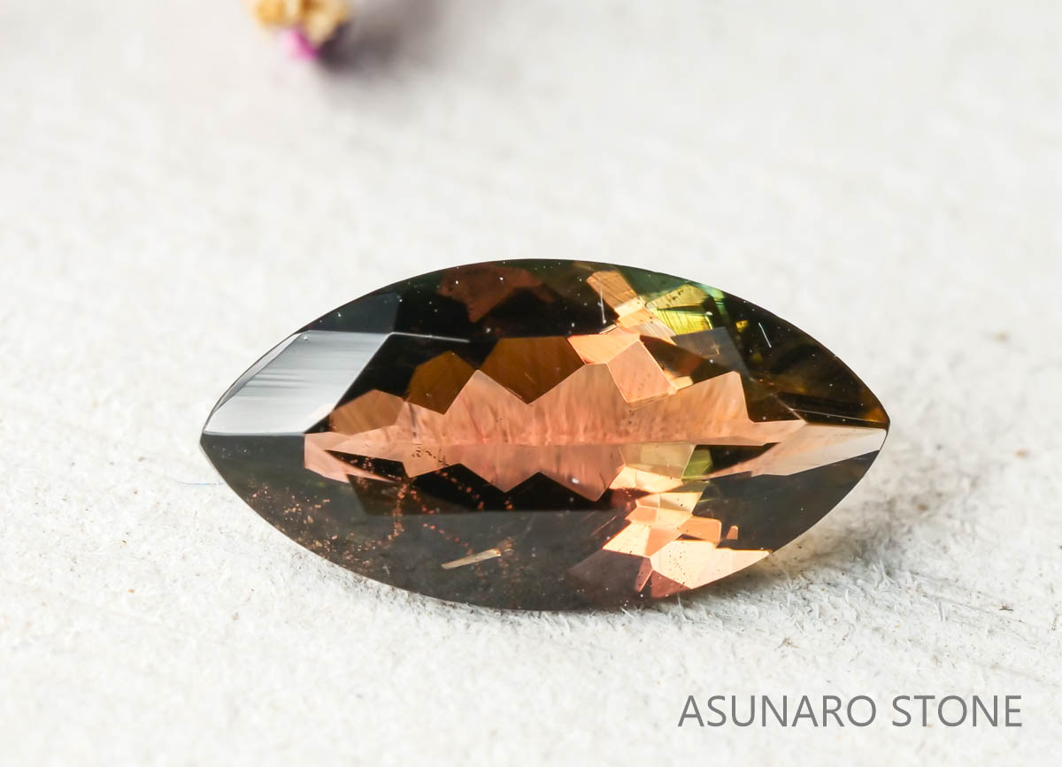 オレゴンサンストーン マーキスカット アメリカ産 1.63ct【os211115-523】