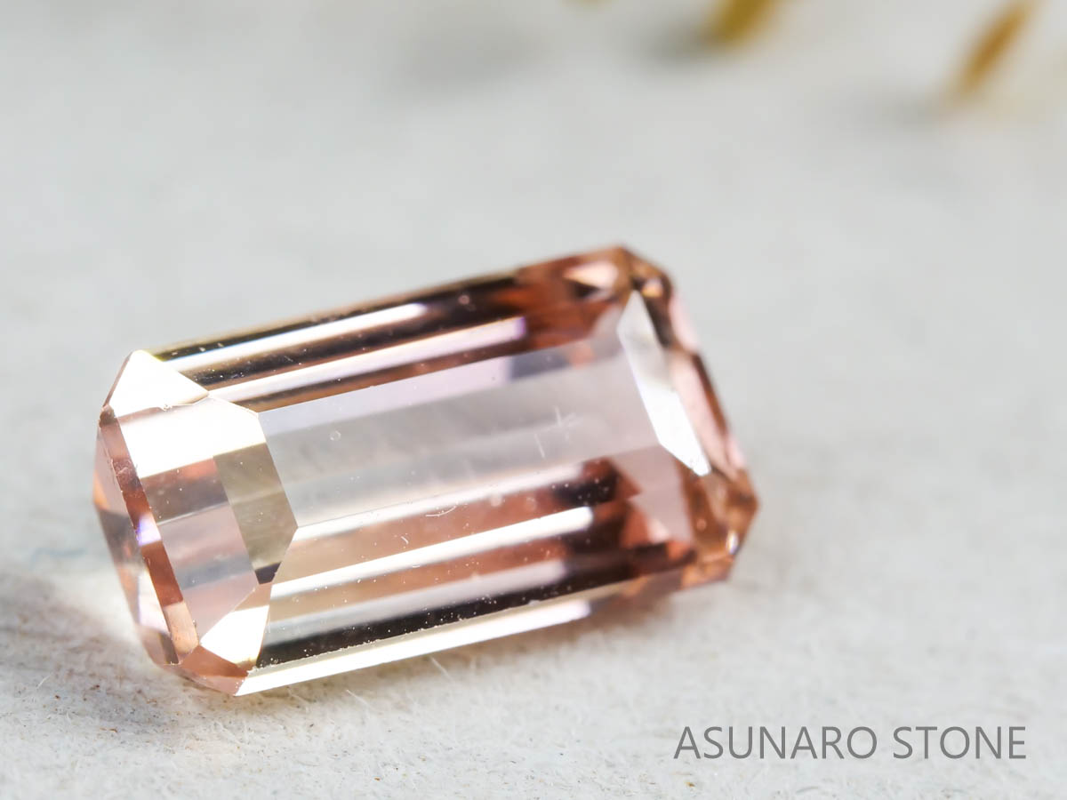 バイカラートルマリン エメラルドカット　アフガニスタン産 2.18ct【211115 527】