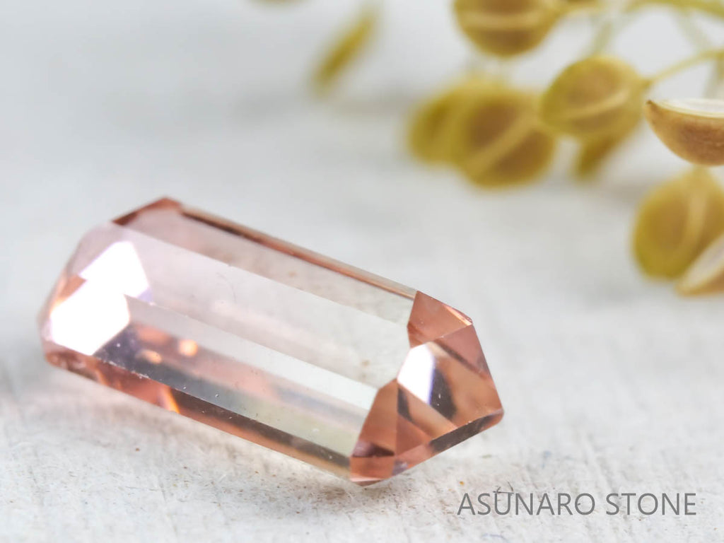 バイカラートルマリン エメラルドカット　アフガニスタン産 2.18ct【211115 527】