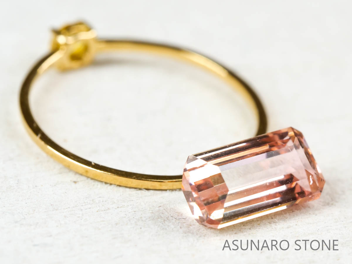 バイカラートルマリン エメラルドカット　アフガニスタン産 2.18ct【211115 527】