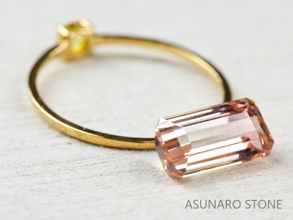 バイカラートルマリン エメラルドカット　アフガニスタン産 2.18ct【211115 527】