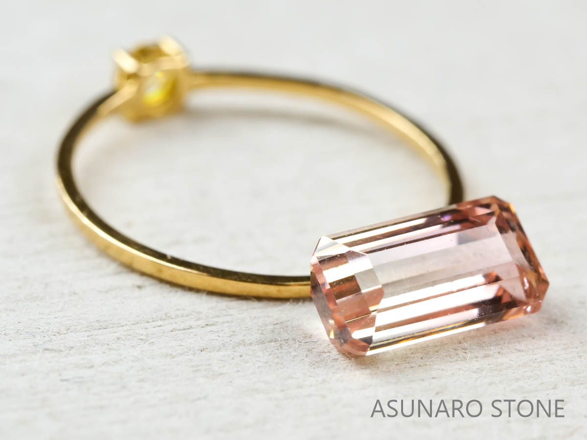 バイカラートルマリン エメラルドカット　アフガニスタン産 2.18ct【211115 527】