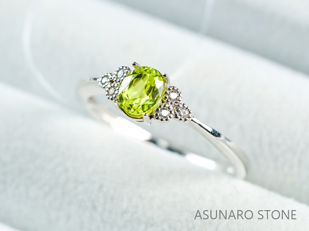 4時間限定ゲリラ販売】ライムイエローに輝く希少石🌟パロット