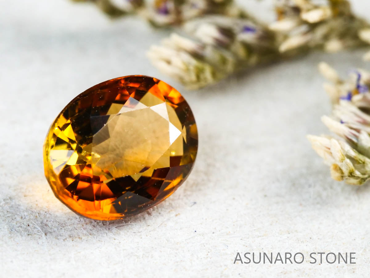 シェリーカラートルマリン オーバルカット　ルワンダ産 　1.25ct【211122-506】