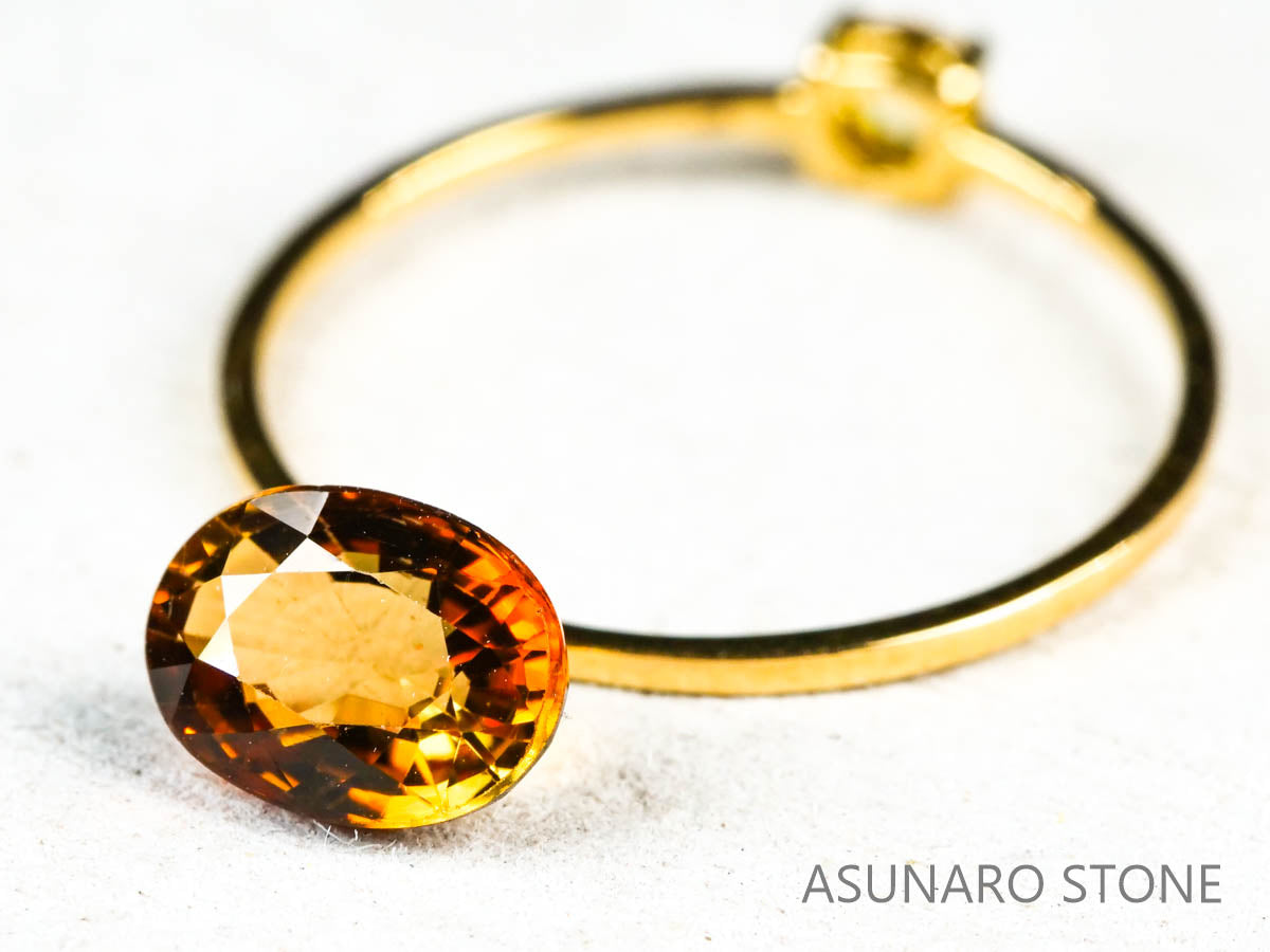 シェリーカラートルマリン オーバルカット　ルワンダ産 　1.25ct【211122-506】