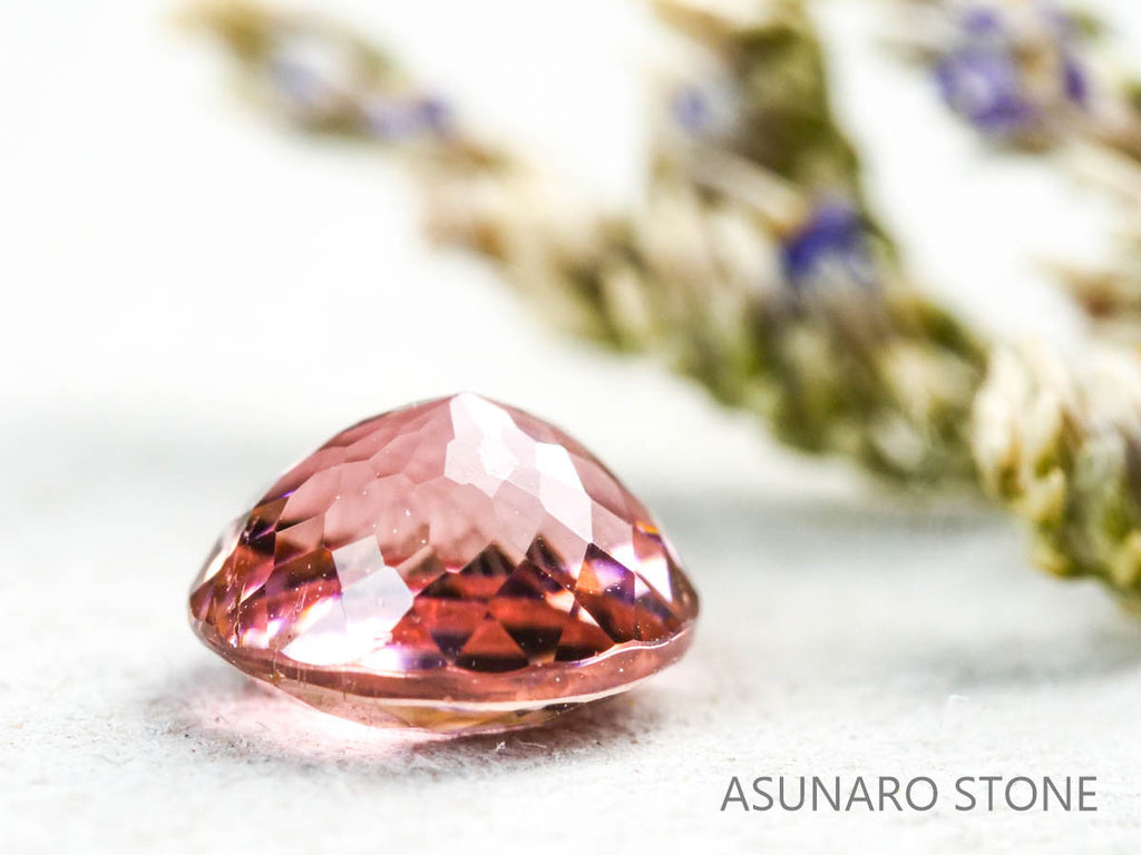 ピンクトルマリン オーバルカット アフガニスタン産 1.17ct【211122-508】