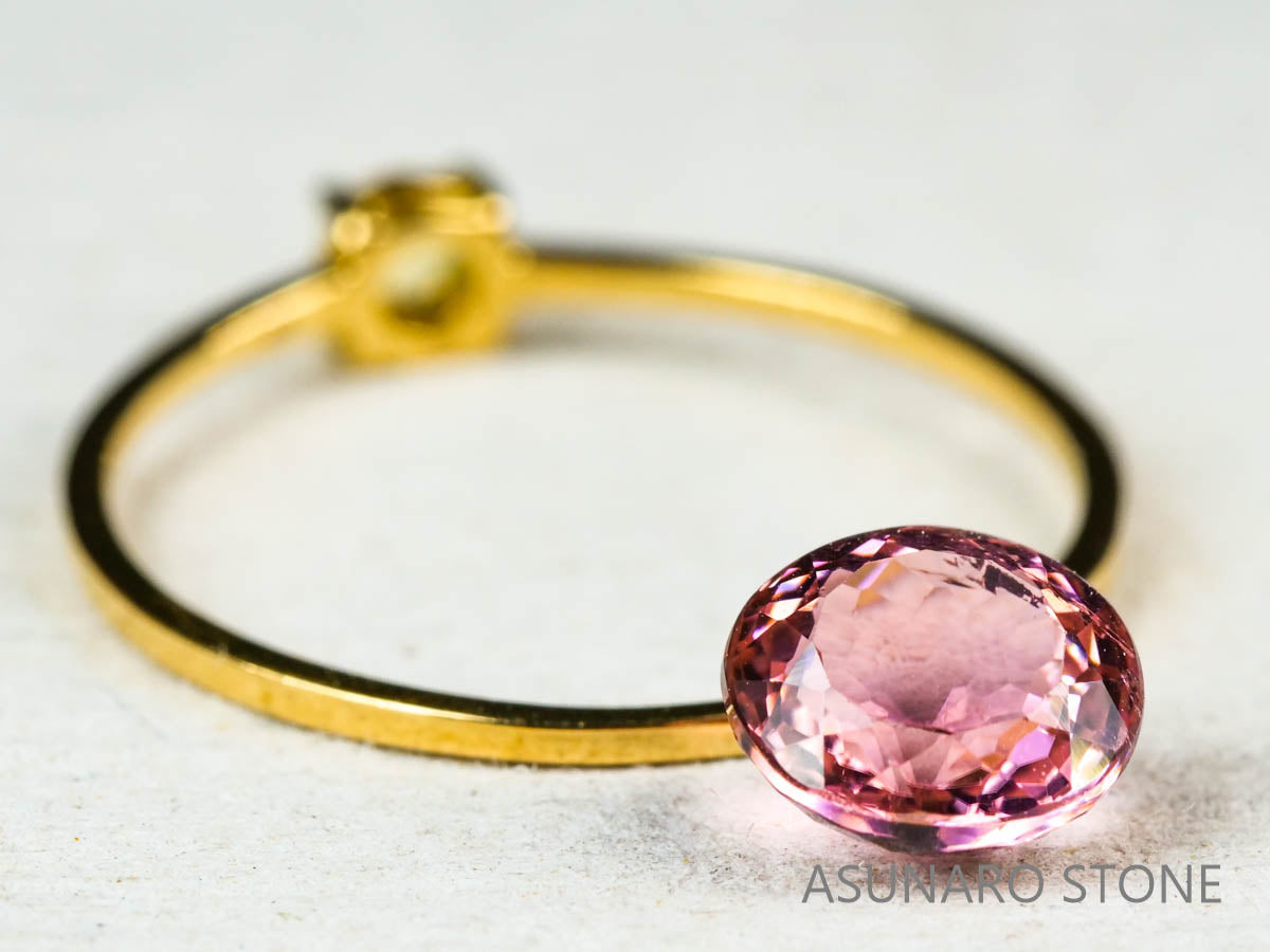 ピンクトルマリン オーバルカット アフガニスタン産 1.17ct【211122-508】