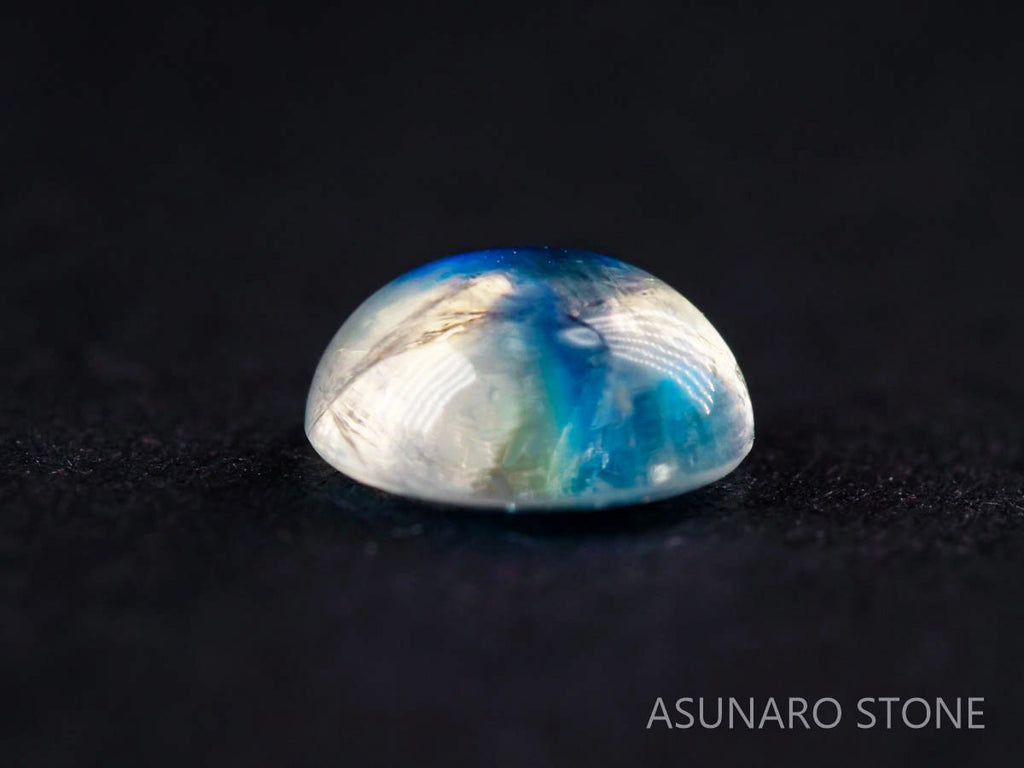 アンデシンラブラドライト ラウンドカボション インド産　　0.85ct【211125-536】