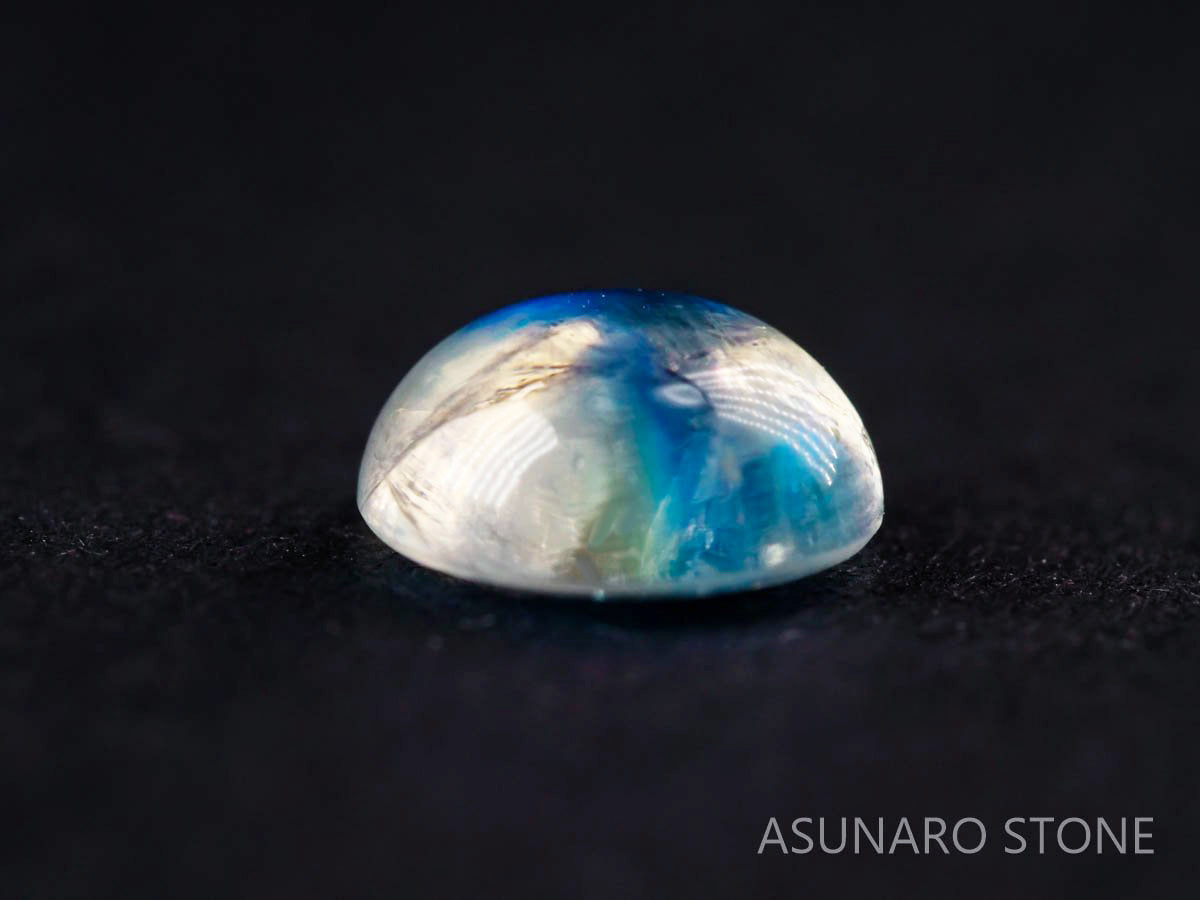 アンデシンラブラドライト ラウンドカボション インド産　　0.85ct【211125-536】