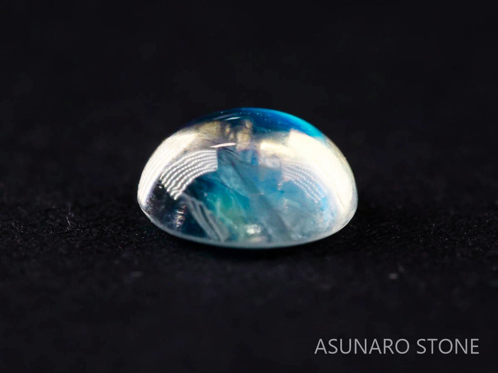 アンデシンラブラドライト ラウンドカボション インド産　　0.85ct【211125-536】