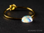 アンデシンラブラドライト  ラウンドカボション　インド産　　0.84ct【211125-539】