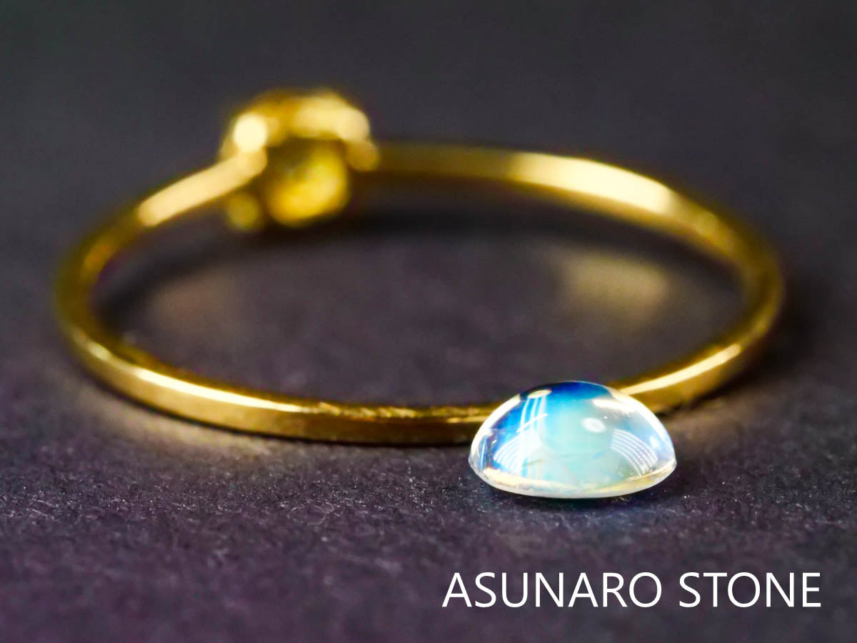 アンデシンラブラドライト ラウンドカボション インド産 0.35ct【211129-544】 – ASUNARO STONE