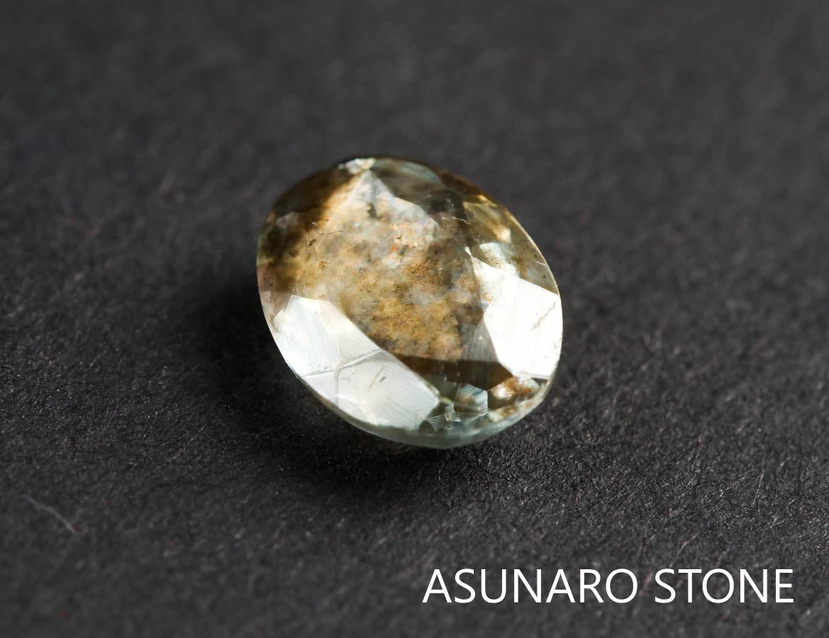 アクアマリンサンストーン　オーバルカット ブラジル産 1.25ct 【211129-546】