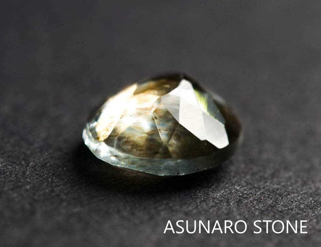 アクアマリンサンストーン　オーバルカット ブラジル産 1.25ct 【211129-546】
