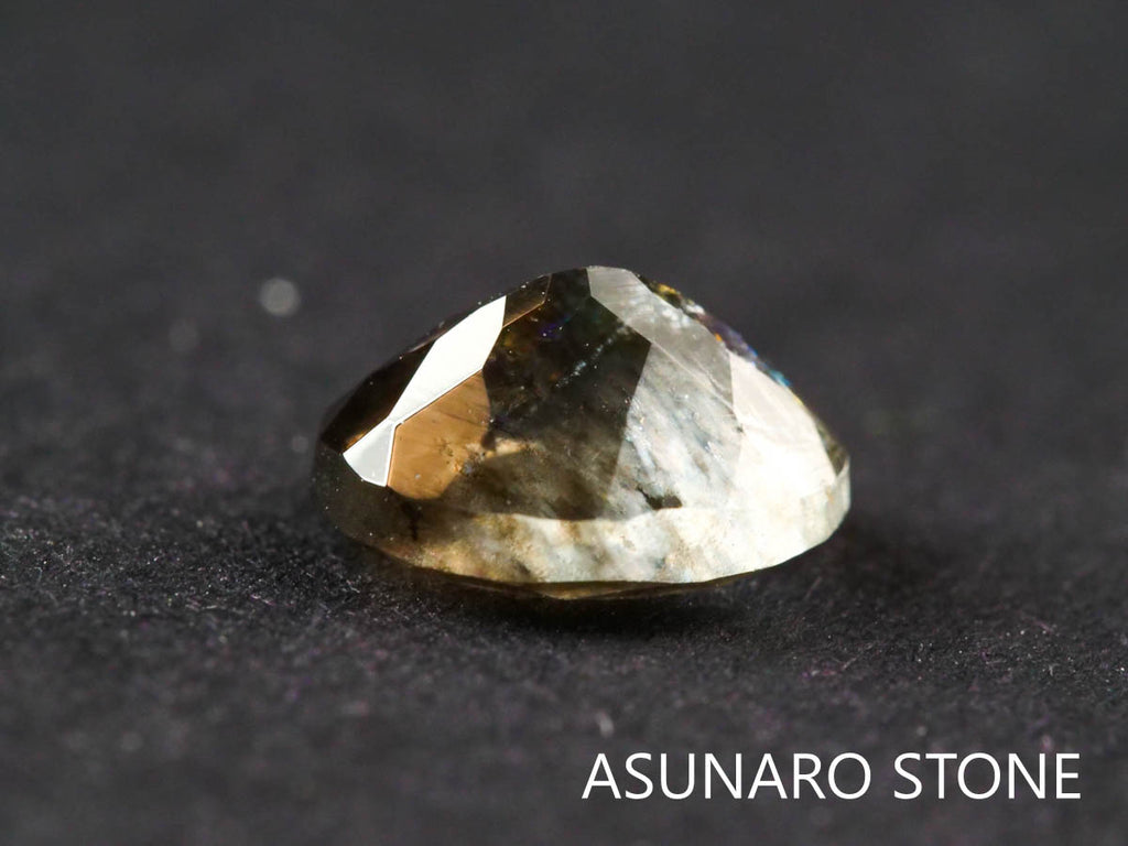 アクアマリンサンストーン　オーバルカット ブラジル産 0.72ct 【211129-547】