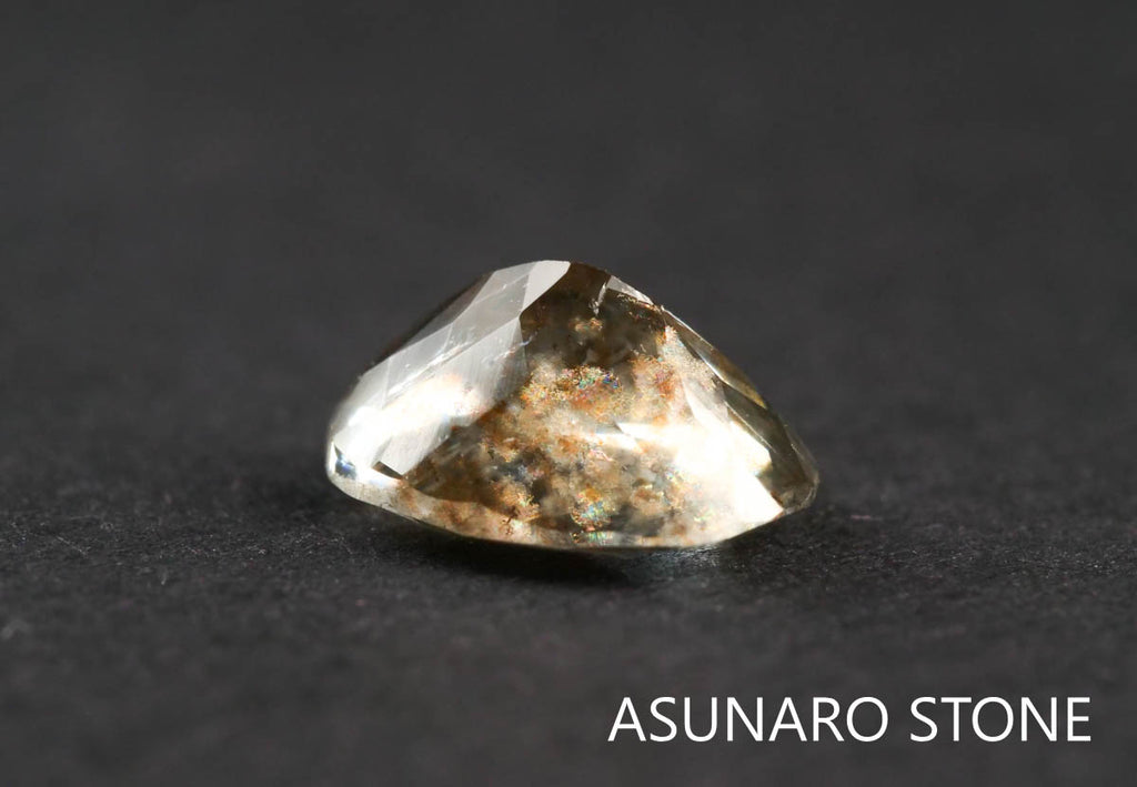アクアマリンサンストーン　オーバルカット ブラジル産  1.08ct 【211210-548】