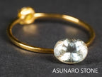 アクアマリンサンストーン　オーバルカット ブラジル産  0.78ct 【211210-549】